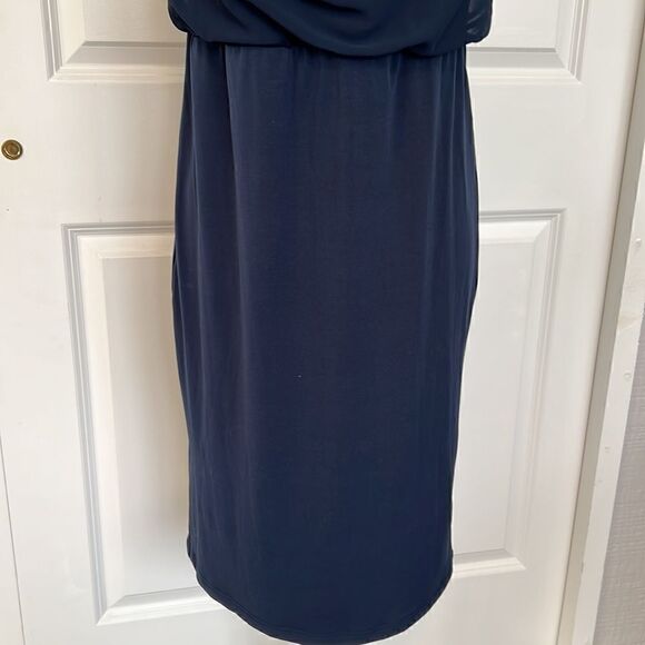 💫 💫 NWT HPX2 🌟 Mama - Licious, Navy Blue dress/sheer overlay,  “M” maternity 💫 💫 - Picture 5 of 7